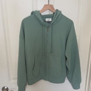 American Eagle Outfitters Sage Green Hoodie